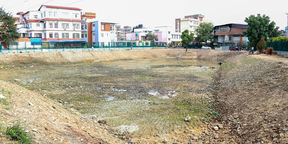सप्तपाताल पोखरी पुनर्निर्माण सुरू